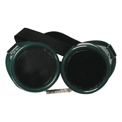 Cup Goggles, IR/UV 5.0, Hard Plastic, Green