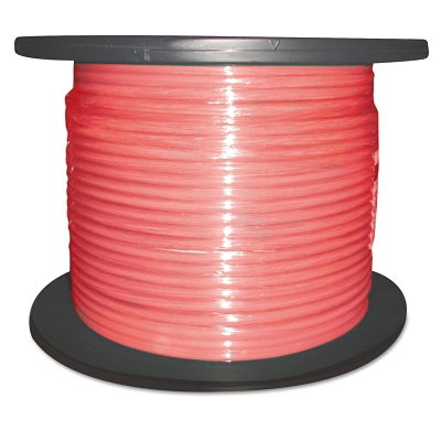 Grade T Single-Line Welding Hose, 1/2 in, 700 ft Reel, Fuel Gases, Red
