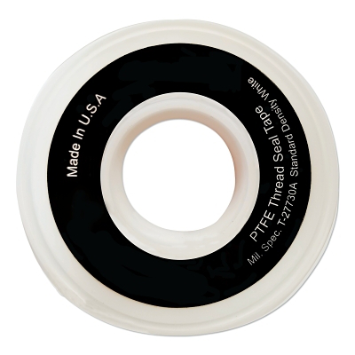White PTFE Thread Sealant Tape, 1/2 in x 520 in