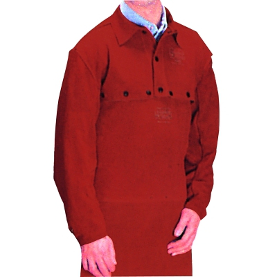 Leather Bibs, 14 in, Dielectric Snaps, One Size, Lava Brown