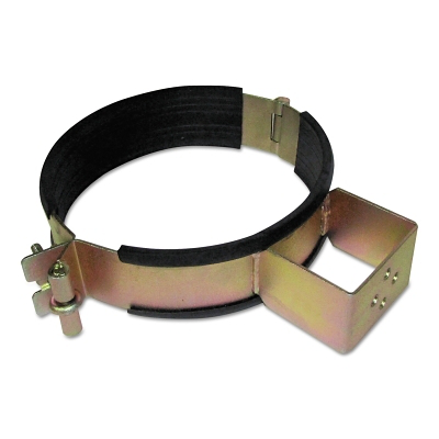 Gas Cylinder Holder, Steel, 6-1/2 in to 7-1/4 in dia, Silver/Black