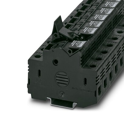 Phoenix Contact 3048593 690 Volt 32 Amp 16 to 4 AWG Black Polyamide Screw Connection Class CC Fuse Modular Terminal Block Product image for Phoenix Contact 3048593 690 Volt 32 Amp 16 to 4 AWG Black Polyamide Screw Connection Class CC Fuse Modular Terminal Block