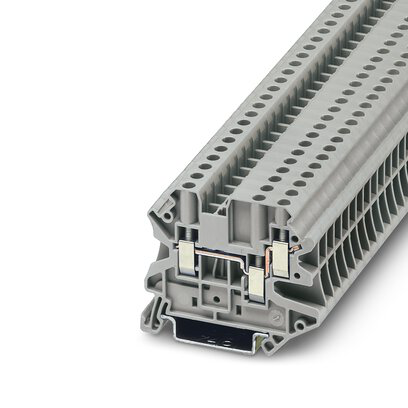Phoenix Contact 3044364 500 Volt 32 Amp 26 to 10 AWG Gray Polyamide Screw Connection Feed-Through Terminal Block Product image for Phoenix Contact 3044364 500 Volt 32 Amp 26 to 10 AWG Gray Polyamide Screw Connection Feed-Through Terminal Block