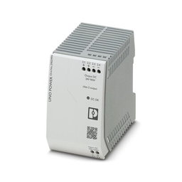Phoenix Contact 2902994 100 to 240 VAC Input 24 VDC 3.75 Amp Output 90 W IP20 Din Rail Mount 1-Phase Power Supply Unit