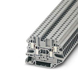 Phoenix Contact 3044571 500 Volt 32 Amp 26 to 10 AWG Gray Polyamide Screw Connection Feed-Through Terminal Block