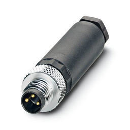 Phoenix Contact 1501252 SACC-M-8MS-3CON-M-SW M8 Connector, Straight Screw Connection, 3-Position Male