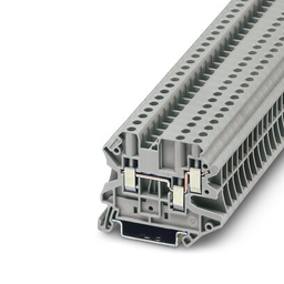 Phoenix Contact 3044364 500 Volt 32 Amp 26 to 10 AWG Gray Polyamide Screw Connection Feed-Through Terminal Block