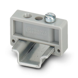 Phoenix Contact 1421633 22 x 6 x 11.4 mm 3.2 mm Fixing Hole Coated Gray Polyamide End Clamp