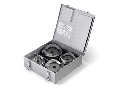 No. KOPD-254 Set with 2 1/2", 3", 3 1/2", 4" Punches and Dies and Case