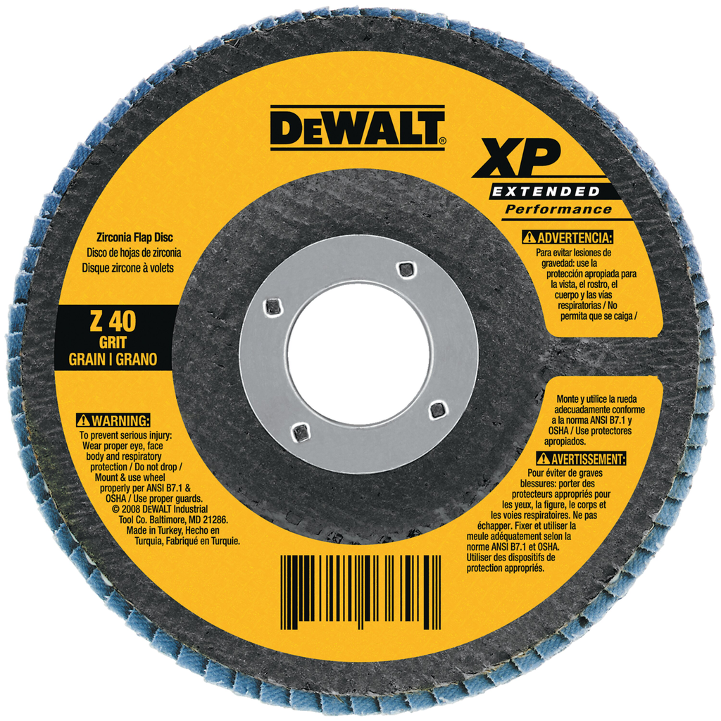 Product image for DIT DW8274H 6X5/8IN 40G XP FLAPDISC