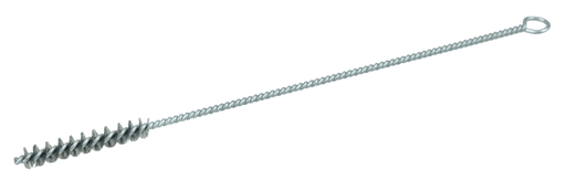 1/4" Hand Tube Brush, .005" Stainless Steel Wire Fill, 1-1/2" Brush Length