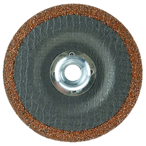 4-1/2" x 1/4" TIGER CERAMIC Type 27 Grinding Wheel CER24R 5/8-11 Nut