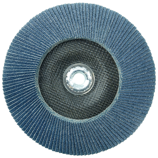 7" Big Cat Abrasive Flap Disc, Flat (TY27), Phenolic Backing, 40Z, 5/8"-11 UNC Nut