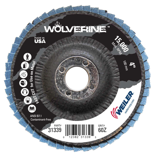 FLAP DISC 4"X5/8 60G