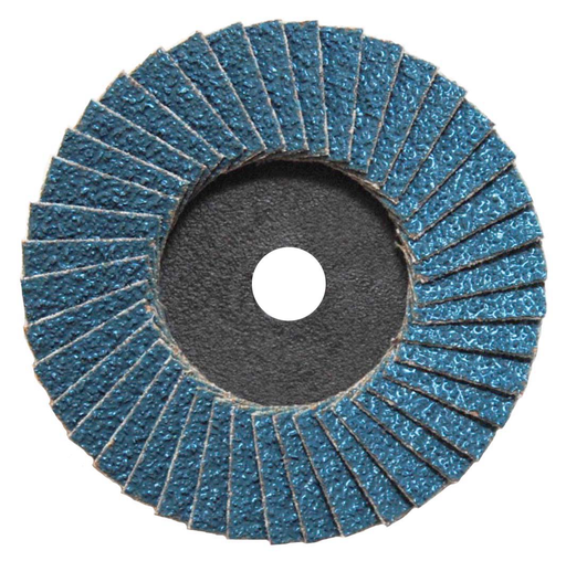 3" BobCat Mini Abrasive Flap Disc, Flat (TY27), Type S Mount, 40Z