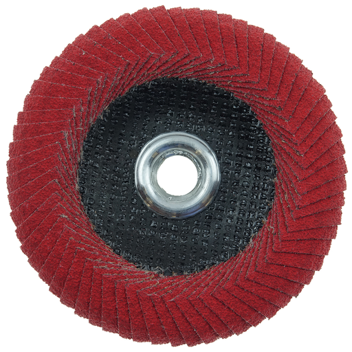 4-1/2 Tiger Angled (Radial) Ceramic Flap Disc 60C 5/8-11 Nut