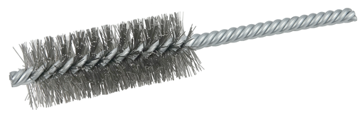 1" Power Tube Brush, .0104" Stainless Steel Wire Fill, 2-1/2" Brush Length