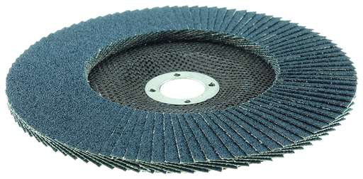 7" Wolverine Abrasive Flap Disc, Flat (TY27), Phenolic Backing, 40Z, 7/8" Arbor Hole