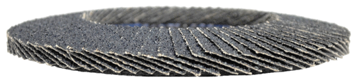 4-1/2" Tiger Paw Abrasive Flap Disc, Angled (TY29), Phenolic Backing, 40Z, 7/8" Arbor Hole