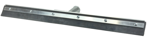 24" Floor Squeegee, Straight, Metal Frame, Heavy-Duty Rubber Blade