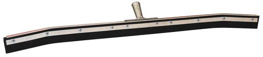 36" Floor Squeegee, Curved, Metal Frame, Heavy-Duty Rubber Blade