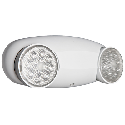 Lithonia ELM2 120/277v QUANTUM Incandescent Emergency Light Unit, White, 2-Lamp Product image for Lithonia ELM2 120/277v QUANTUM Incandescent Emergency Light Unit, White, 2-Lamp