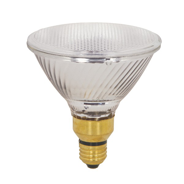 39 watt; Halogen; PAR38; Clear; 2000 Average rated hours; 530 Lumens; Medium Skirted base; 130 volts