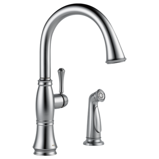 Cassidy Single Handle Kitchen Faucet with Spray - Arctic Stainless