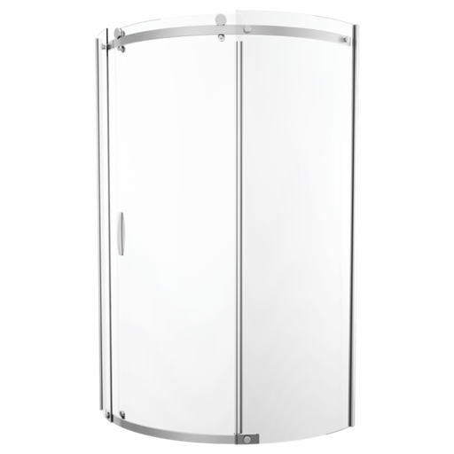 Delta Round Corner Shower Enclosure - Chrome