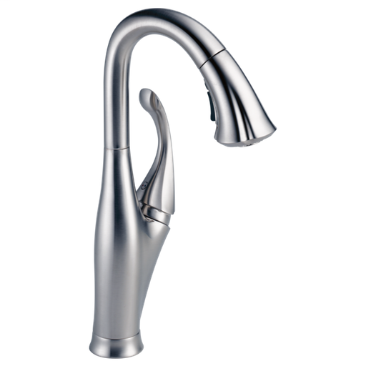 Addison Single Handle Pull-Down Bar / Prep Faucet - Arctic Stainless