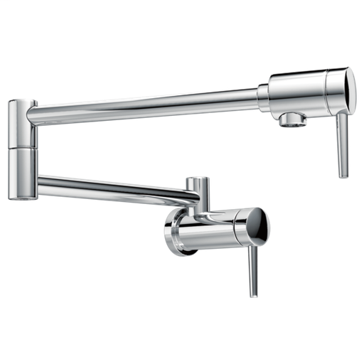 Delta Contemporary Wall Mount Pot Filler - Chrome