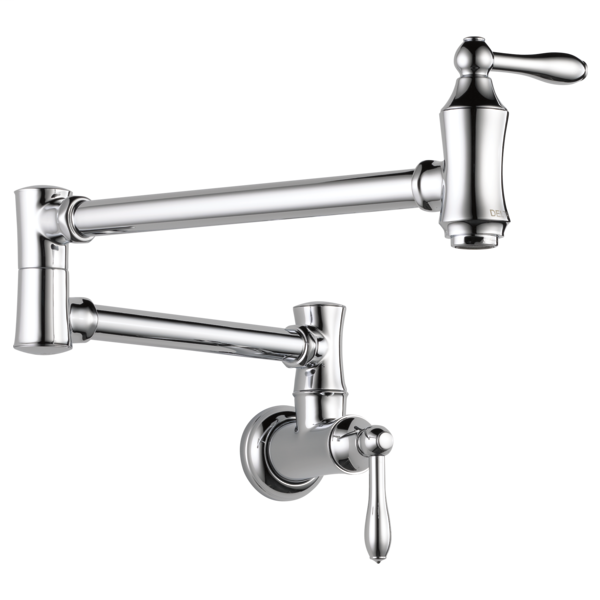 Delta Traditional Wall Mount Pot Filler - Chrome