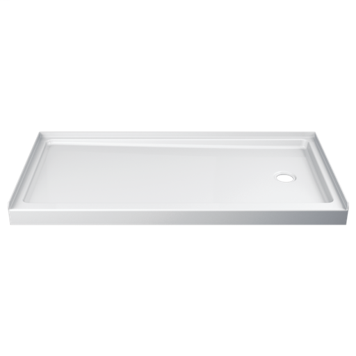 Hycroft ProCrylic 60 in. x 30 in. Shower Base Right Drain - White