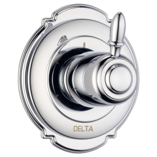 Victorian 3-Setting 2-Port Diverter Trim - Chrome