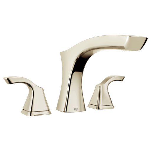Tesla Roman Tub Trim - Polished Nickel