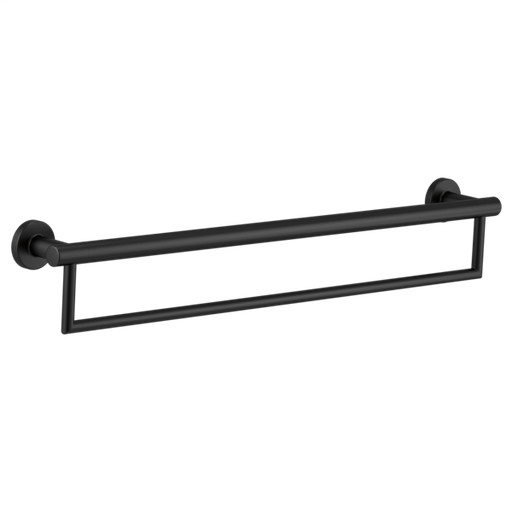 Delta Delta 24" Contemporary Towel Bar with Assist Bar - Matte Black