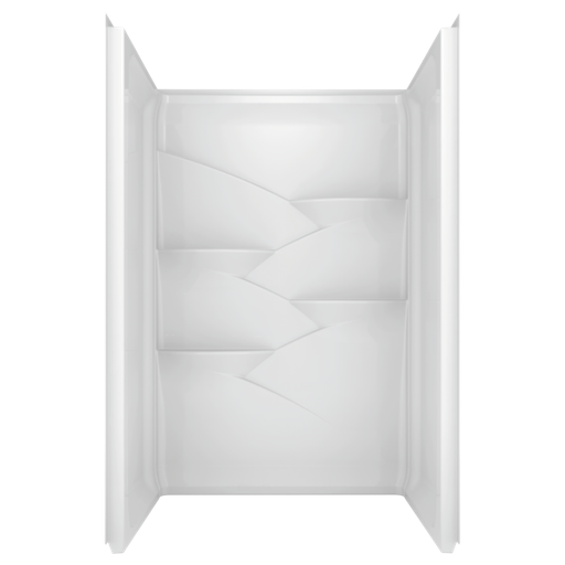 Laurel 48" x 34" Shower Wall Set - High Gloss White