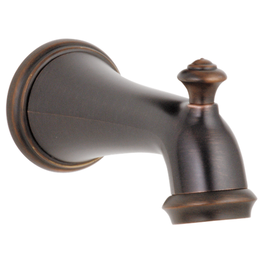 Victorian Tub Spout - Pull-Up Diverter - Venetian Bronze