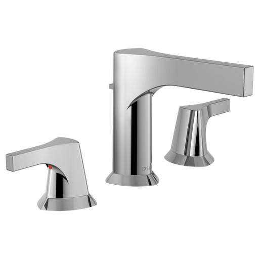 Zura Two Handle Widespread Bathroom Faucet - Chrome