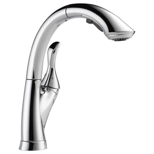 Linden Single Handle Pull-Out Kitchen Faucet - Chrome