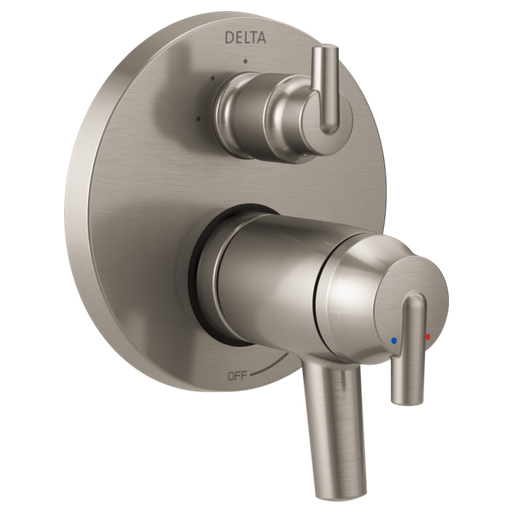 Delta Contemporary Two Handle TempAssure 17T Series Valve Trim with 3-Setting Integrated Diverter - Stainless