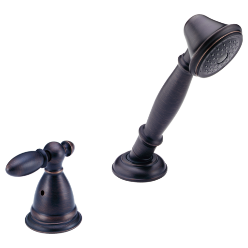 Victorian Hand Shower w/ Transfer Valve - Roman Tub - Less Handle - Venetian Bronze