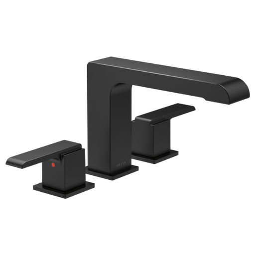 Ara Roman Tub Trim - Matte Black
