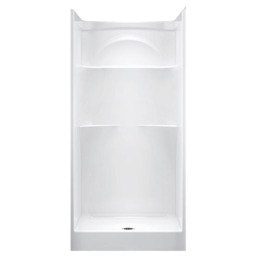 Styla 36" x 37" One Piece Shower - High Gloss White