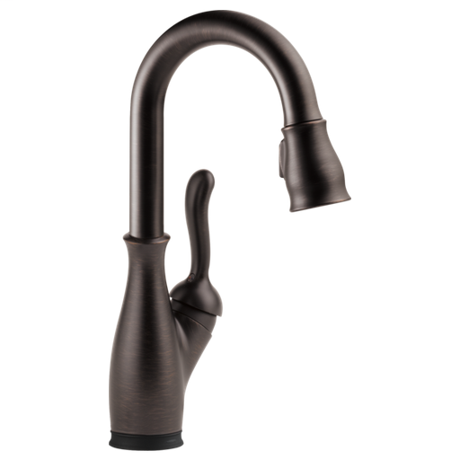 Leland Single Handle Pull-Down Bar / Prep Faucet with Touch2O Technology - Venetian Bronze