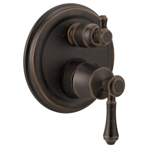 Delta Traditional 2-Handle Monitor 14 Series Valve Trim with 3-Setting Integrated Diverter - Venetian Bronze