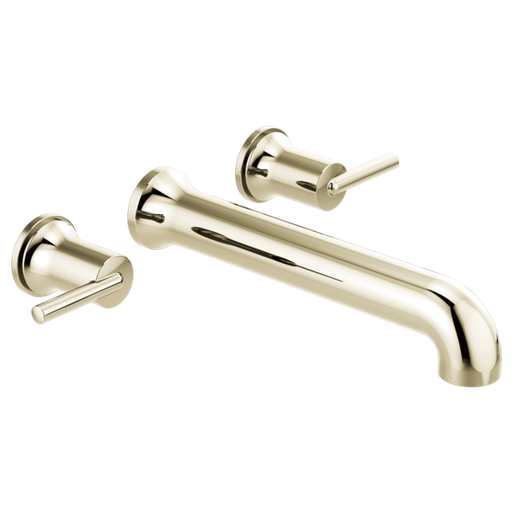 Contemporary Wall Mounted Tub Filler - Polished Nickel