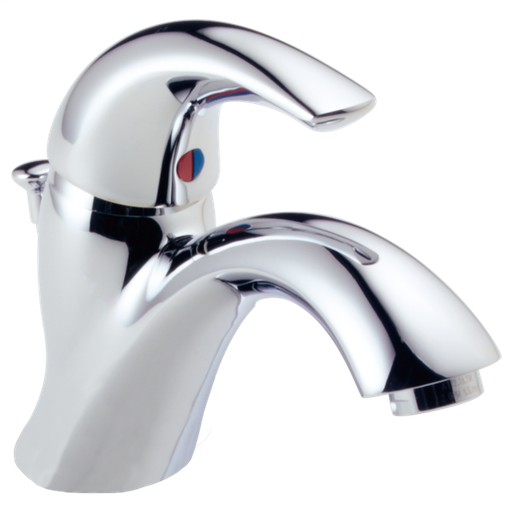 Classic Single Handle Bathroom Faucet - Chrome