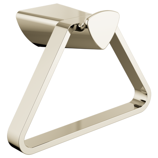 Zura Towel Ring - Polished Nickel