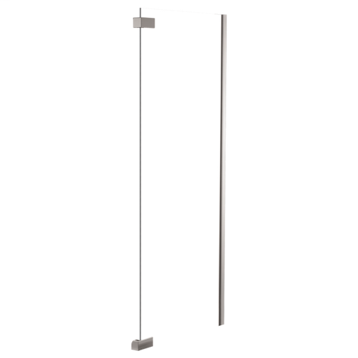Delta Corner Shower Glass Panel - Stainless
